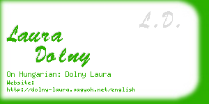 laura dolny business card